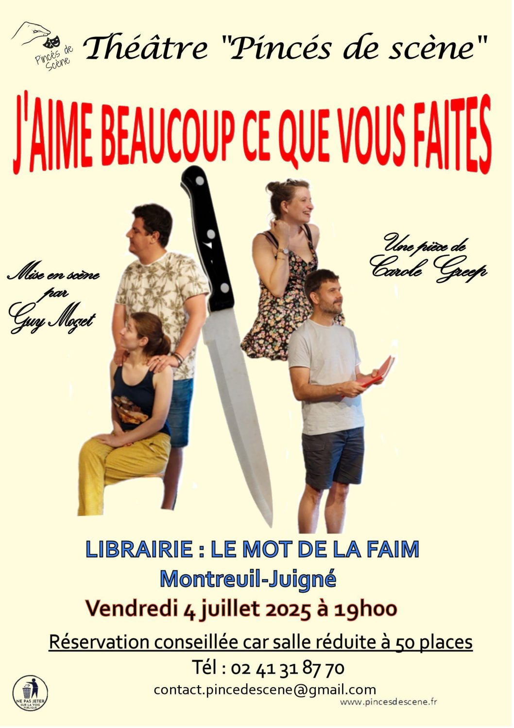 Affiche pour le 4 juillet